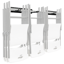 Load image into Gallery viewer, Wall Mounted Storage Rack with 3 Adjustable Hooks