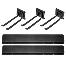 Load image into Gallery viewer, Wall Mounted Storage Rack with 3 Adjustable Hooks