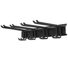 Load image into Gallery viewer, Wall-Mounted Ski Rack with 4 Adjustable Hooks