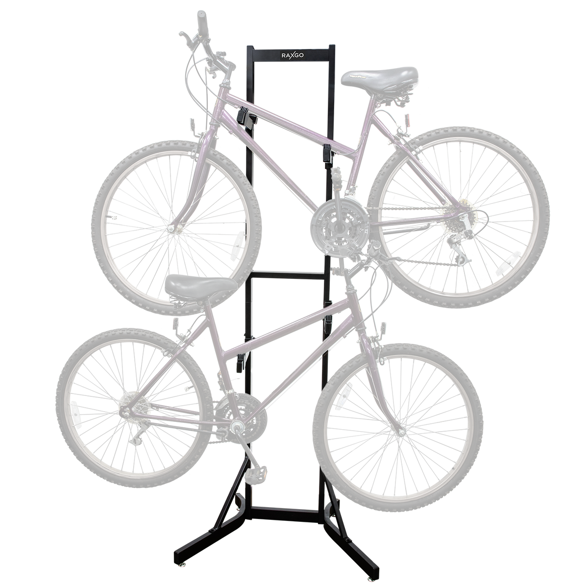 2 bike freestanding hot sale rack