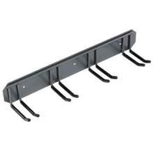 Load image into Gallery viewer, Wall-Mounted Ski Rack with 4 Hooks