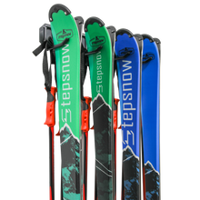 Load image into Gallery viewer, Wall-Mounted Ski Rack with 4 Hooks