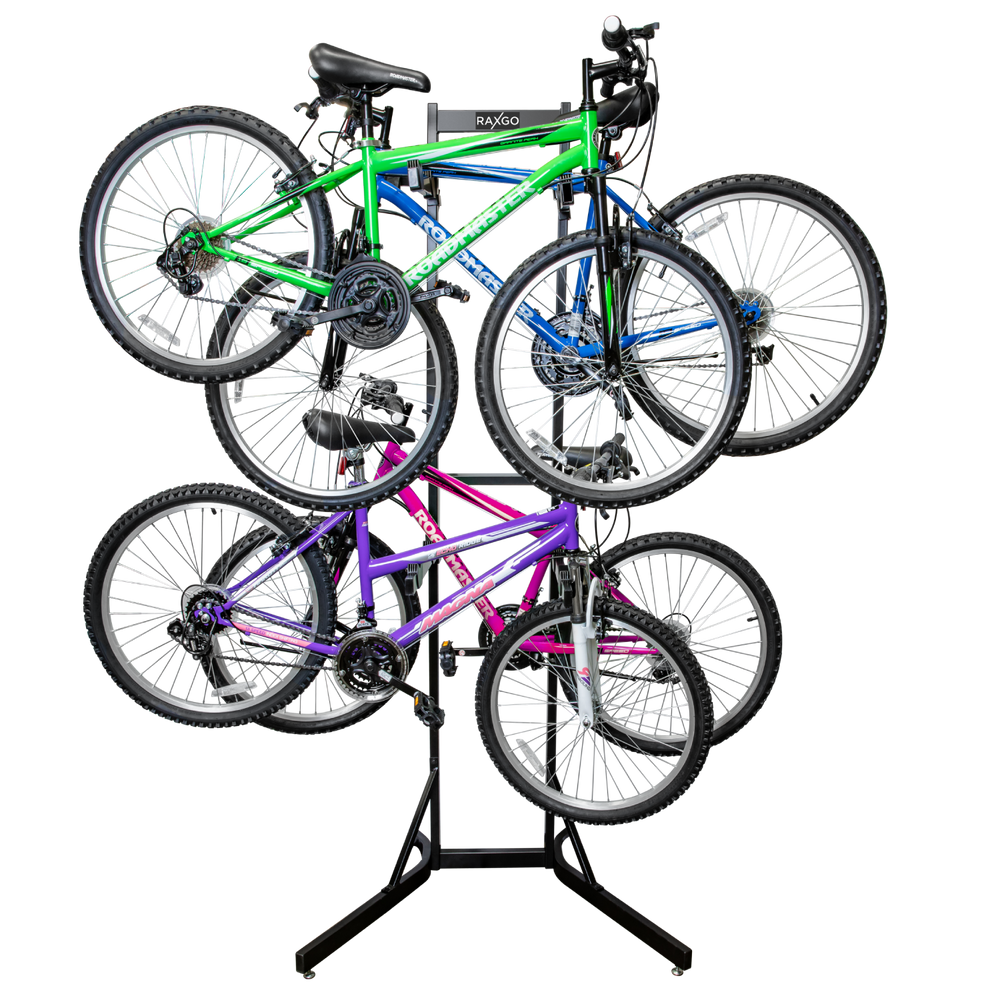 Freestanding Bike Rack for 4 Bikes Raxgo