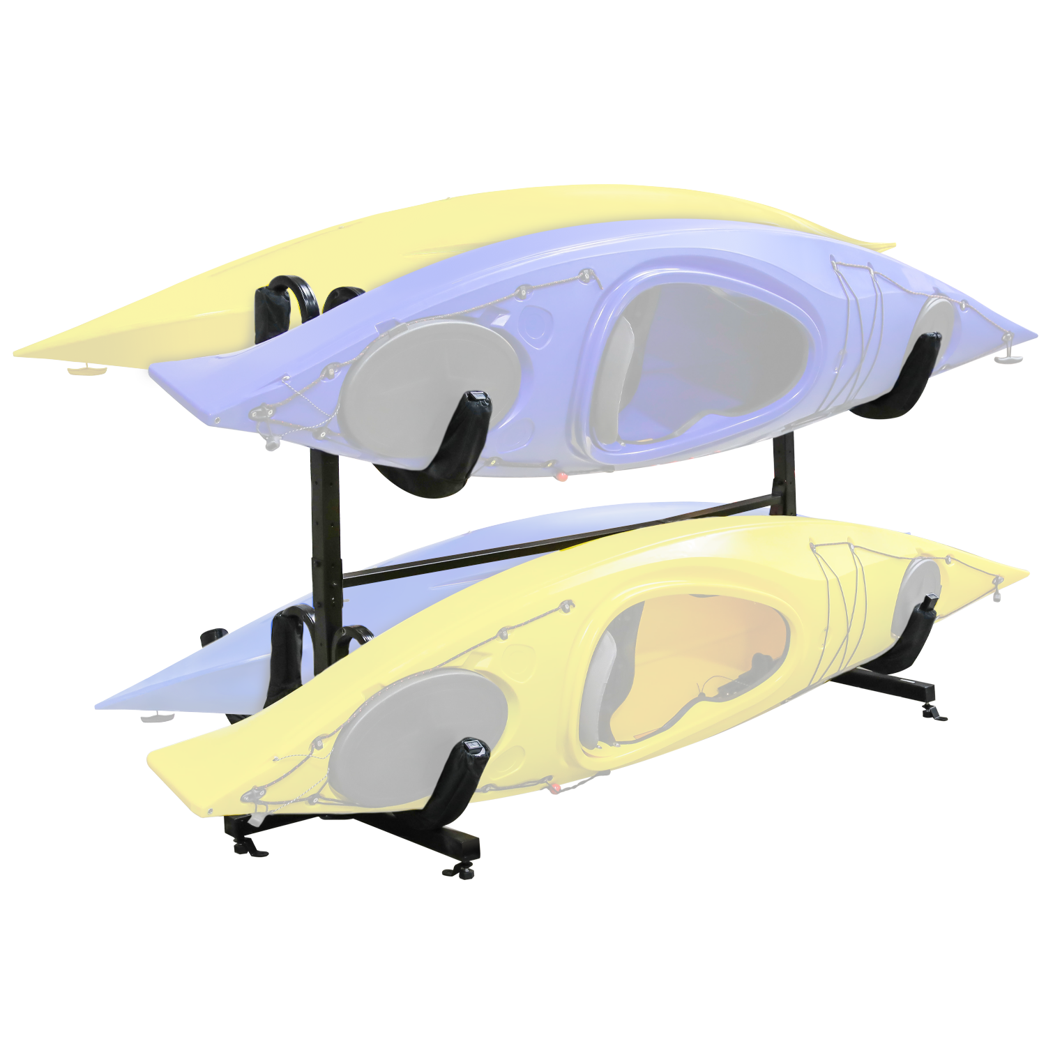 Kayak Rack Four Freestanding 4-Kayak Storage Rack – Raxgo