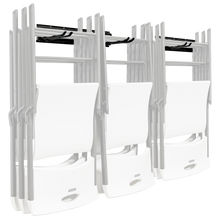 Load image into Gallery viewer, Wall Mounted Storage Rack with 3 Adjustable Hooks

