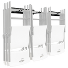 Wall Mounted Storage Rack with 3 Adjustable Hooks