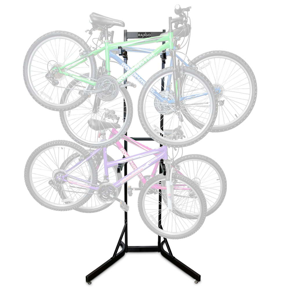 Freestanding Bike Rack for 4 Bikes Raxgo