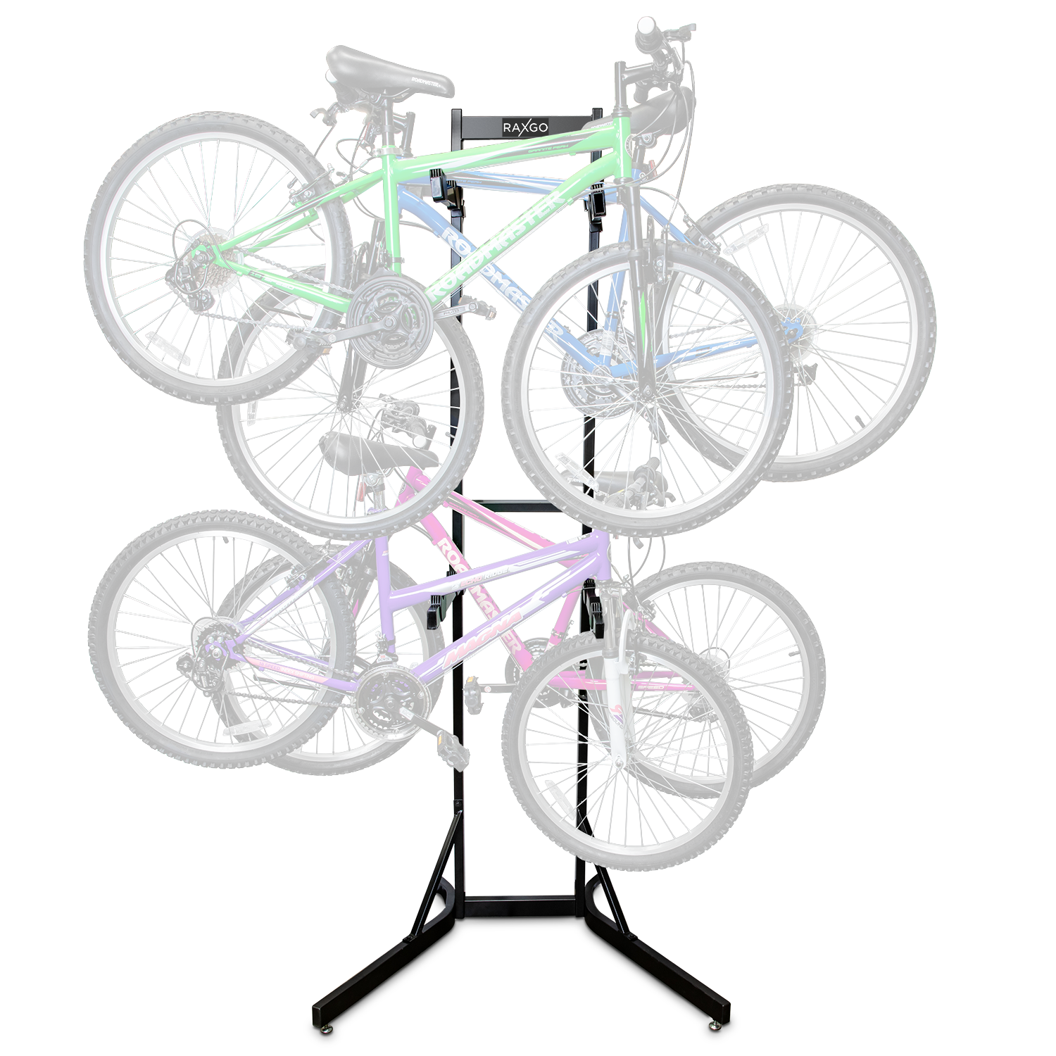 Freestanding Bike Rack for 4 Bikes