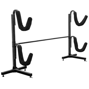 Deluxe Freestanding Two Kayak Storage Rack Raxgo
