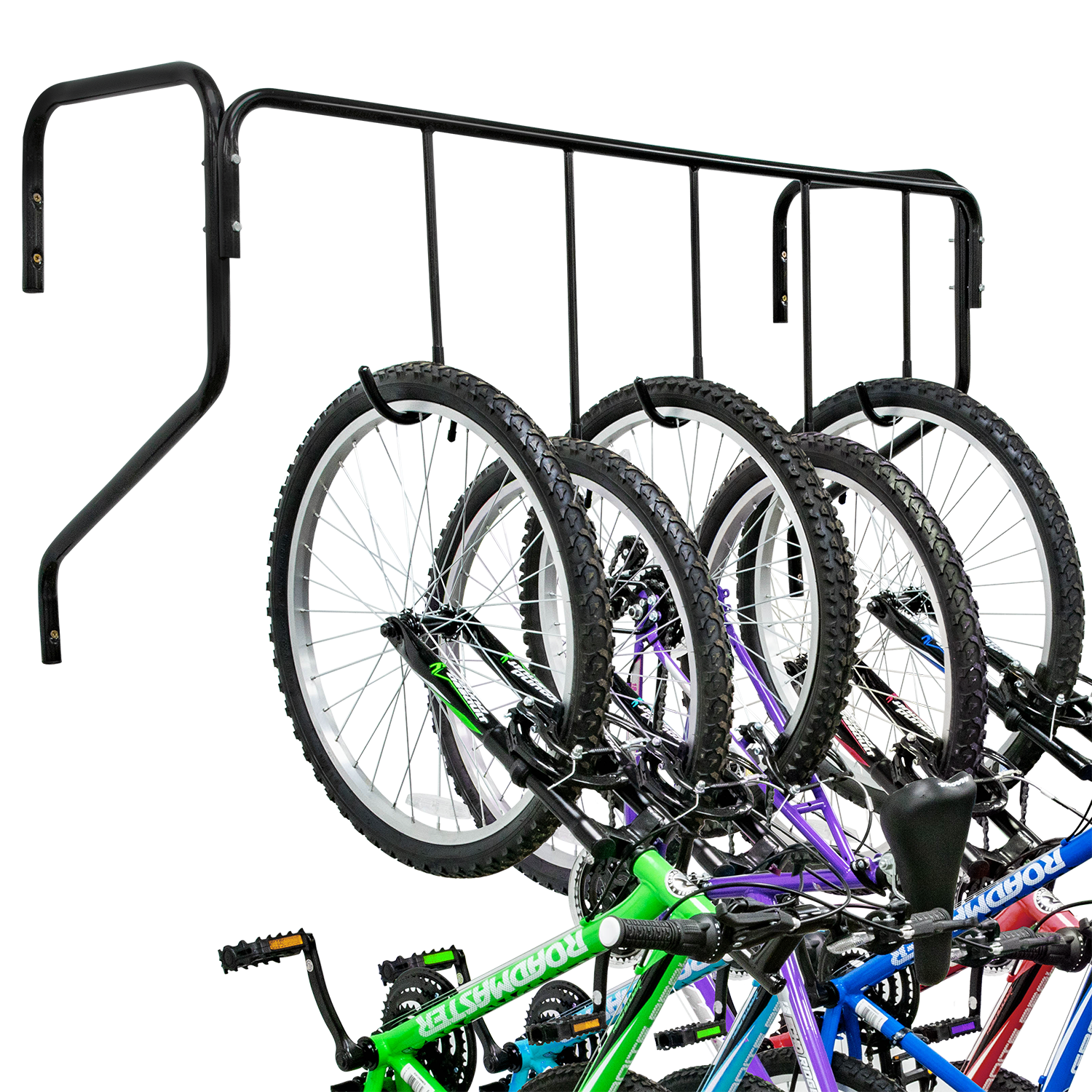 Wall Mounted Heavy Duty Bike Rack for 5 Bikes Raxgo