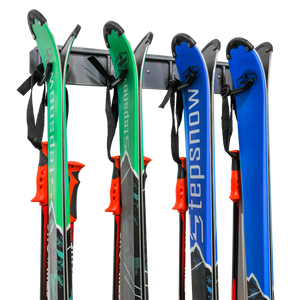 Cascade Snowboard & Ski Organizer, Horizontal Wall Mount, Garage Snow Sports Storage Cascade Snowboard & Ski Organizer, Horizontal Wall Mount, Garage Snow Sports Storage
